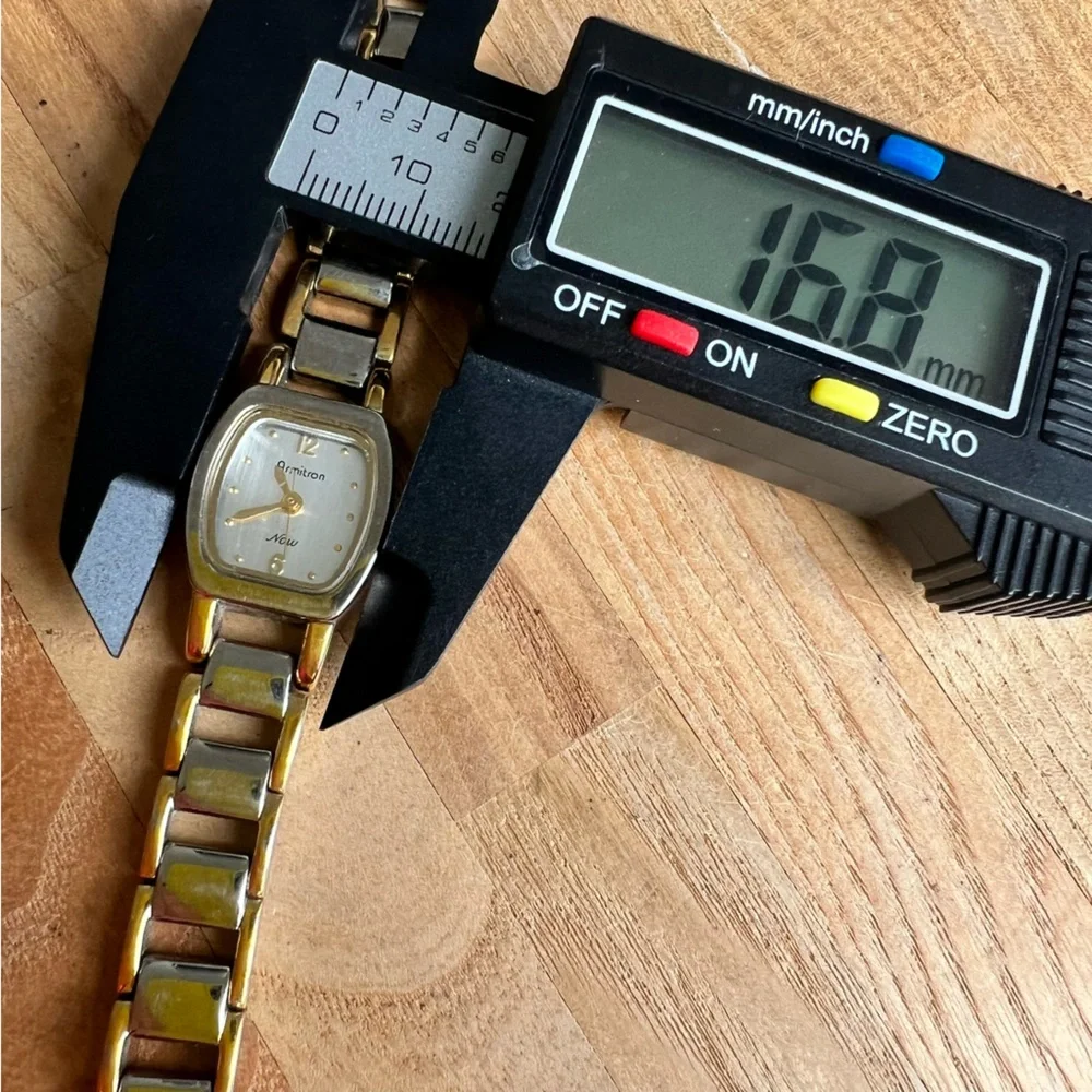 Armitron now ladies two tone dainty dress watch NEW BATTERY